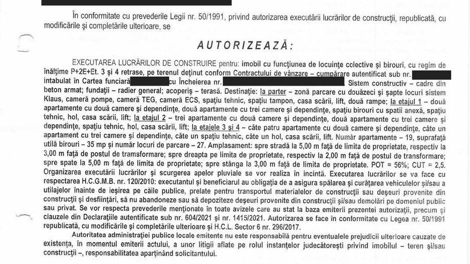Teren 753 mp Autorizatie 20 Apartamente Lujerului - Poză 3