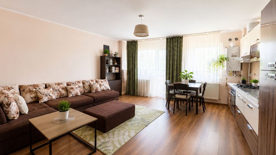 Apartament cu 2 camere | 60 mp | Parcare subterană - Poză 3