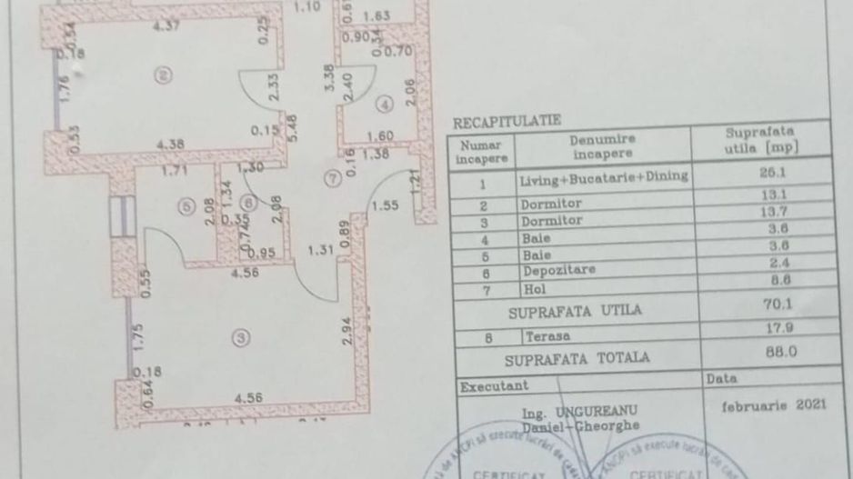 Apartament 3 camere Central District Fizicienilor Camil Ressu I.O.R. - Schiță 30