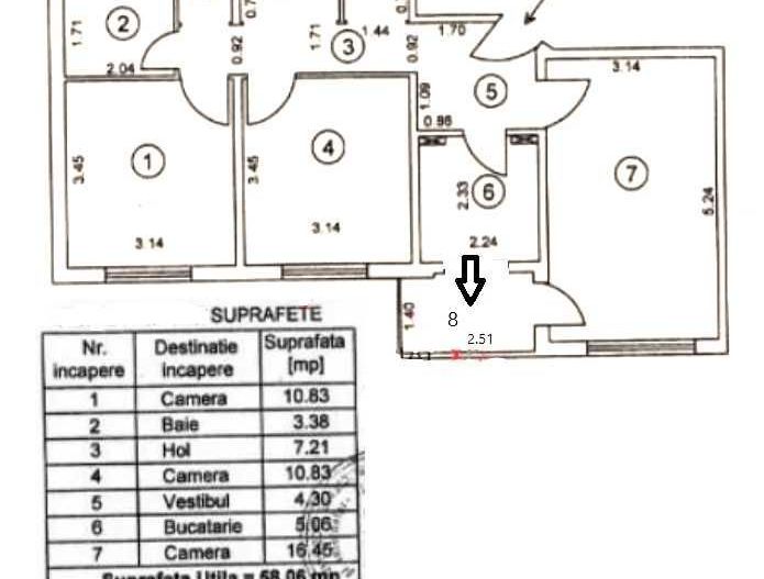 De vanzare apartament de 3 camere Titan,  5 min metrou Grigorescu - Poză 1