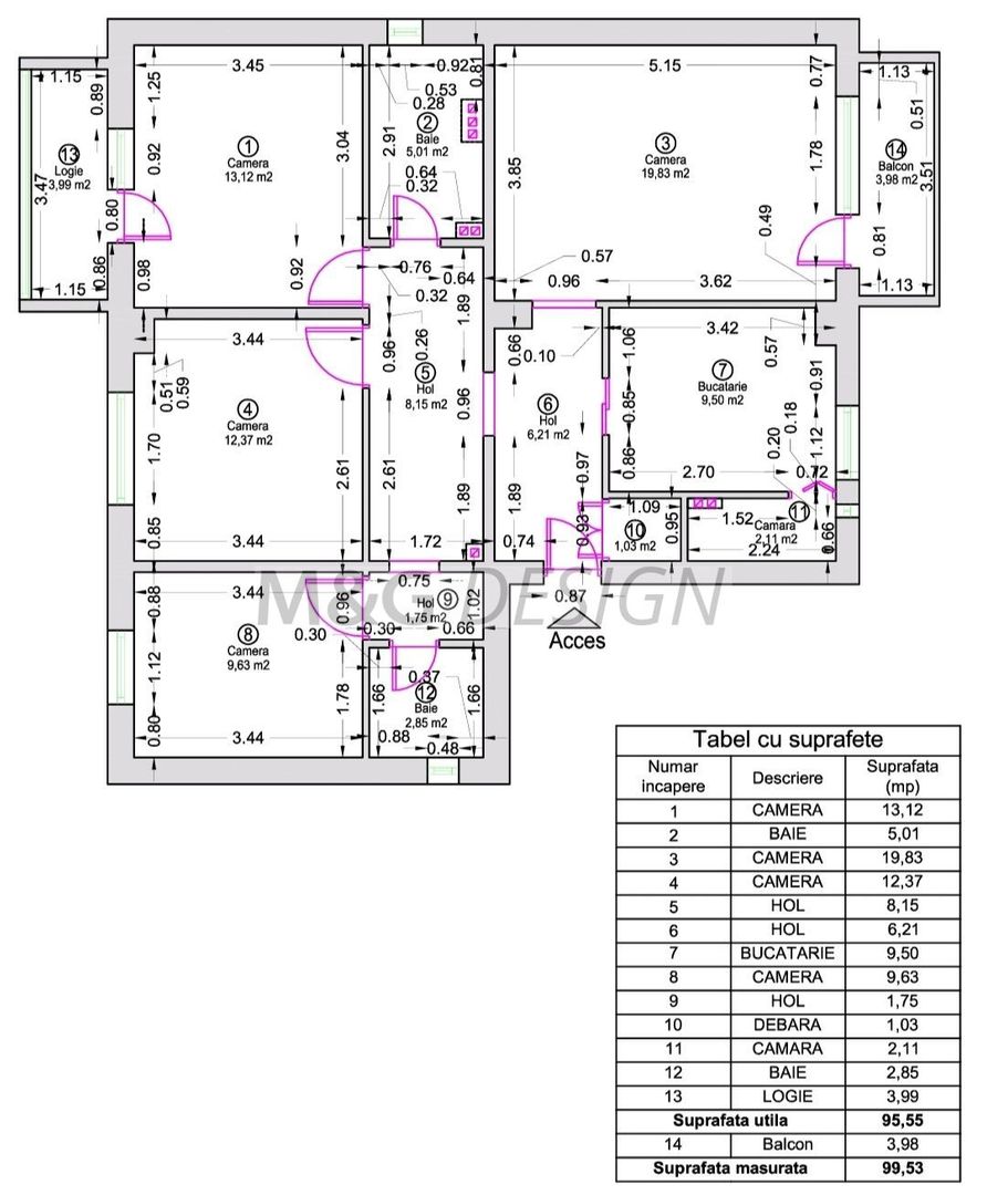 Apartament 4 camere zona Girocului - Poză 15