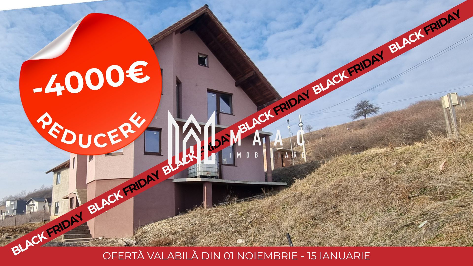 Black Friday Casă 5 camere I Garaj I Teren 450mp I Șura Mare - Poză 1