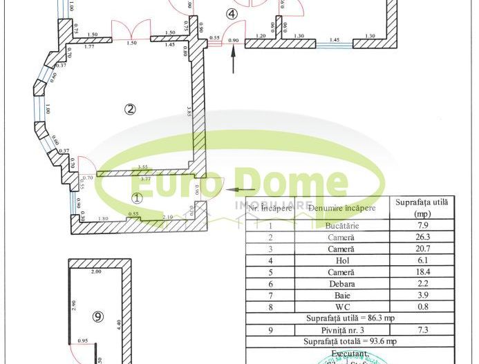 Apartament în casă cu priveliște frumoasă- Comision 0 - Poză 19