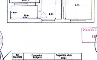 Apartament 2 camere 12 min Metrou Teclu Mobilat Utilat - Schiță 13
