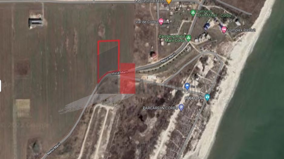 Teren intravilan Corbu  7500 mp - pot 50% - cut 2,5 - Poză 1