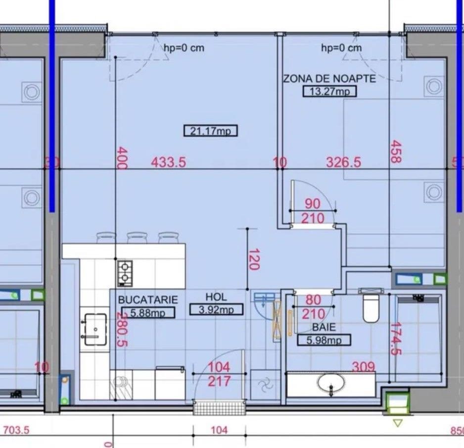 Apartament 2 camere I One High District I - Poză 9