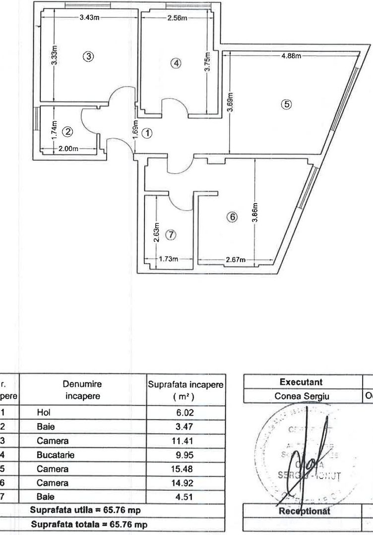 3 Camere Parcare Inclusa Rezervelor Comuna Chiajna Rosu Militari - Poză 1