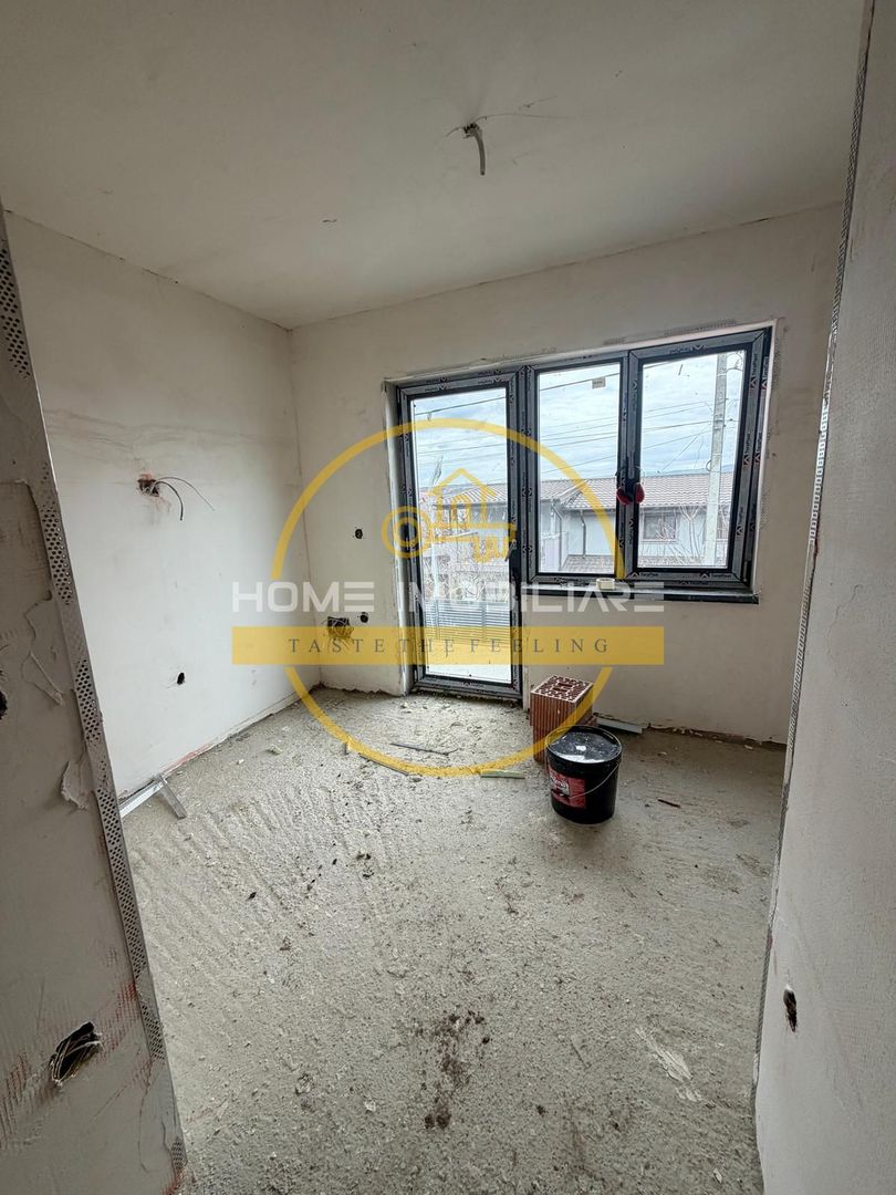 Duplex fără perete comun | 4 camere | 100 mp utili | 300 mp teren | Lunca Cetățu - Poză 12