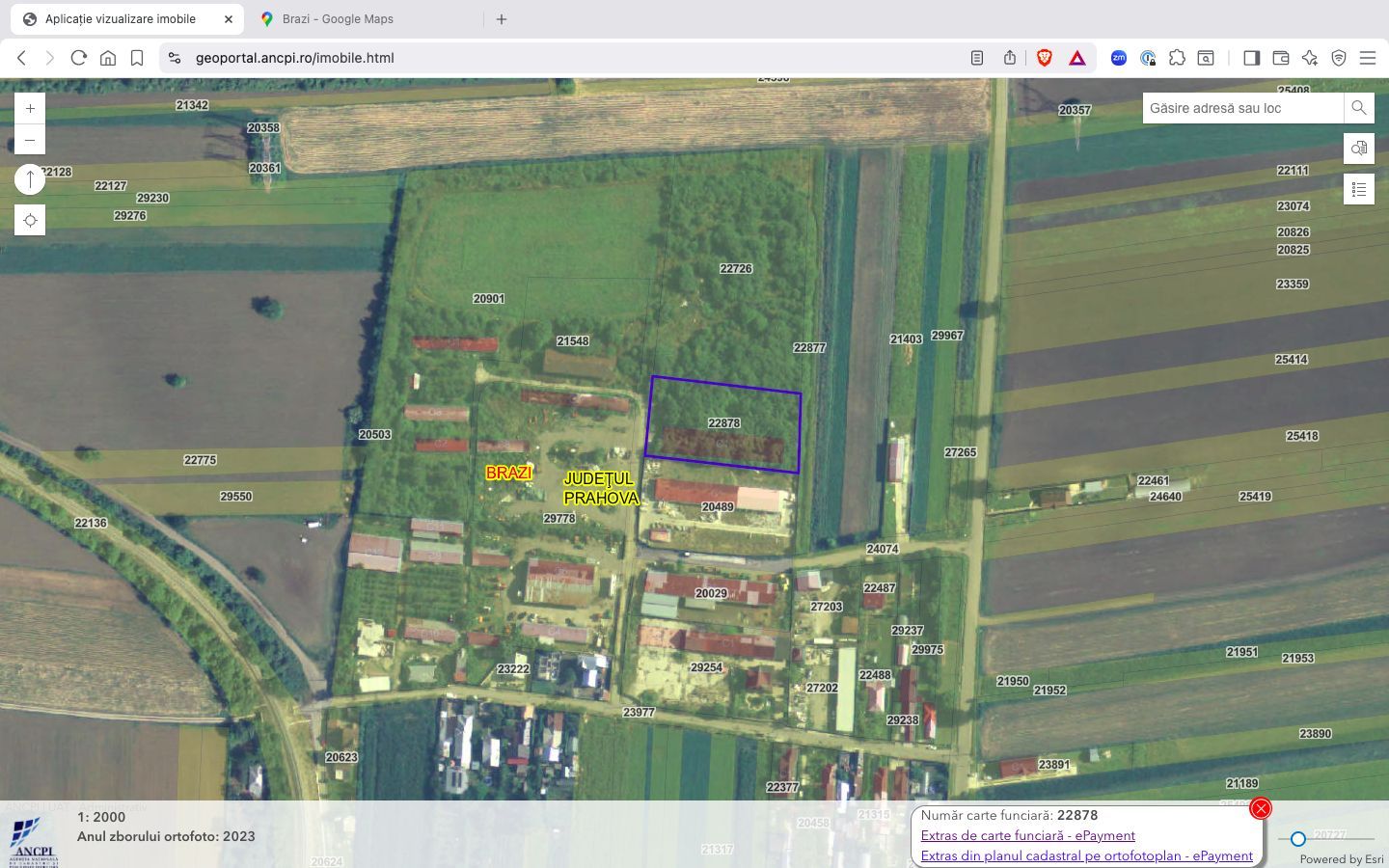 Teren Intravilan 9.950 mp Brazi Prahova - Poză 1
