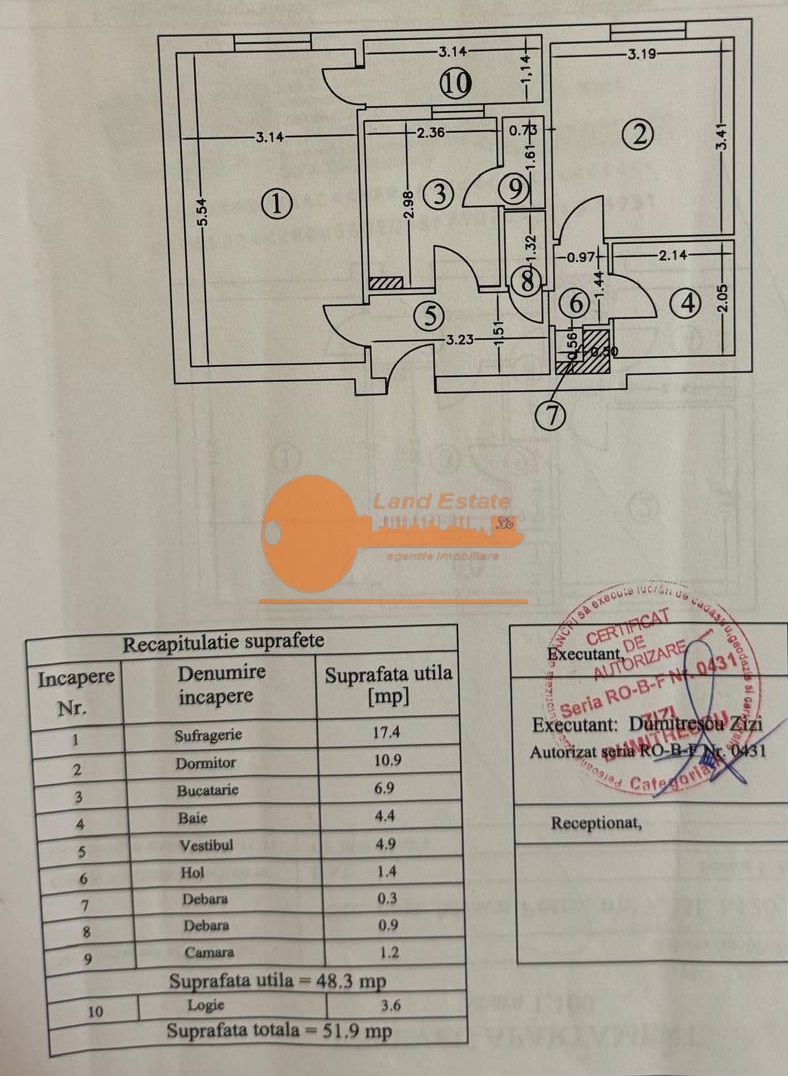 2 camere Rahova - Schiță 8