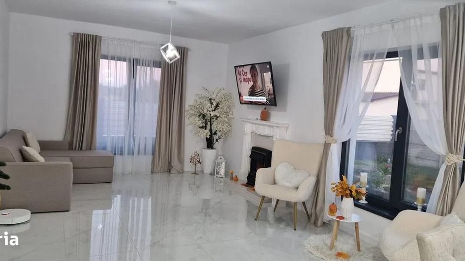 CASA INDIVIDUALA DOMNESTI, TOATE UTILITATILE, TEREN 400 MP, COMIS 0% - Poză 1