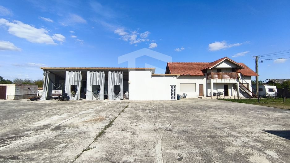Casa cu 4 camere cu teren de 14,340 mp + platforma de beton cu hala - Poză 2