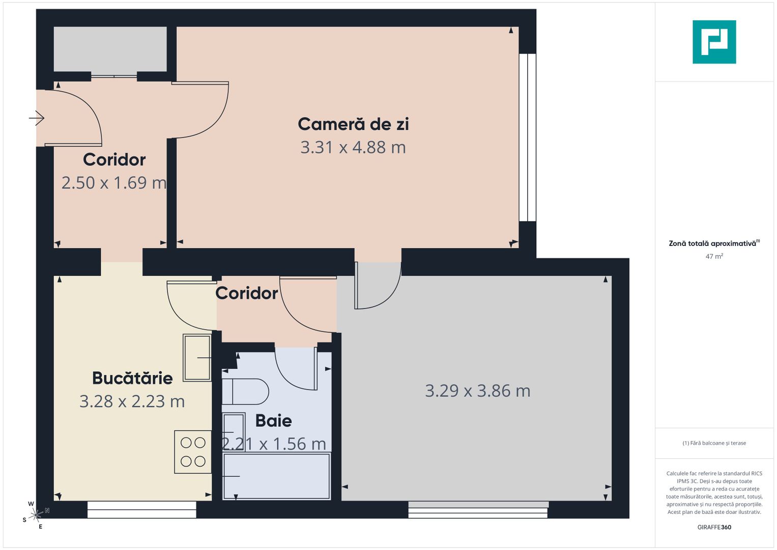 Apartament cu 2 camere  de investiții la Podgoria - Poză 6