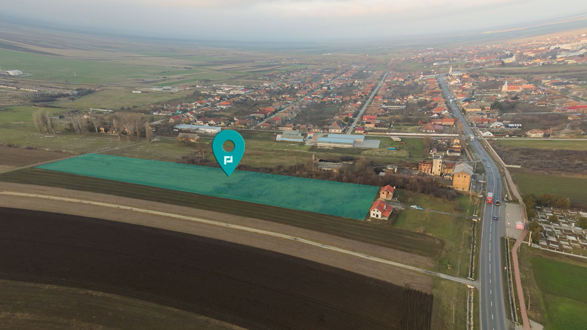 33 parcele intravilane 2 ha în Chișineu-Criș - Poză 1