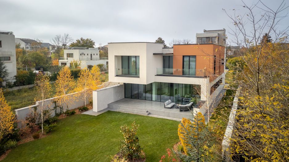 Smart-Home nZEB spectaculoasa Bucuresti Sector 1 cu deschidere lac -teren 2000mp - Poză 13