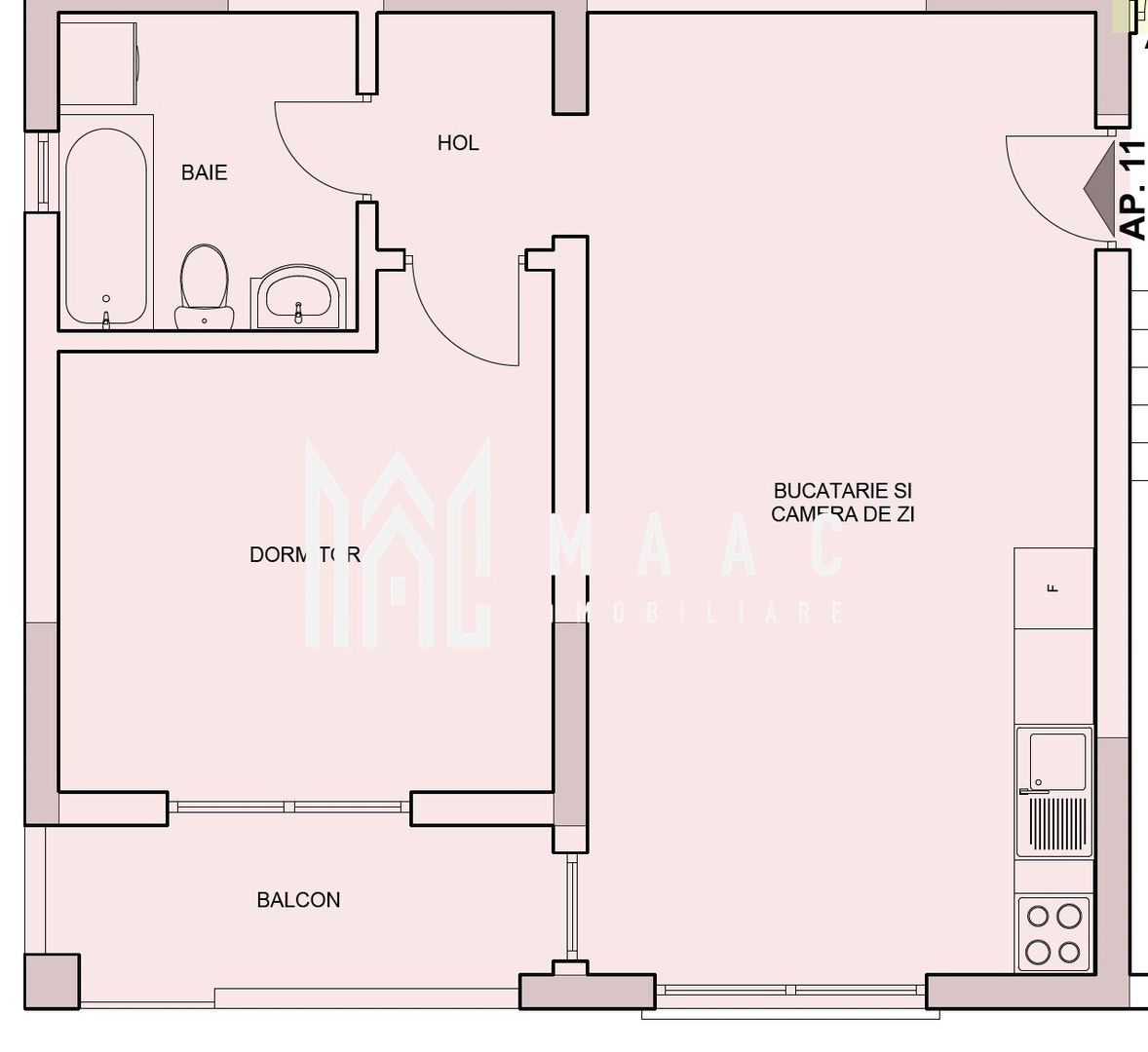 APARTAMENT 2 CAMERE | AVANS 24.000€ | COMISION 0% - Poză 1