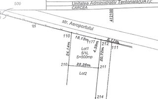 500mp Teren+Schelet Hala Autorizatie Strada Aeroportului Carcea - Schiță 7