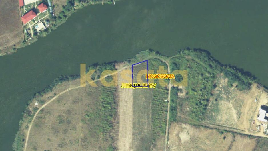 Teren de Vânzare 1220 Mp. cu deschidere la Lacul Mogoșoaia - Poză 1