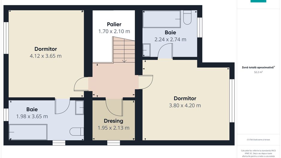 Duplex ultrafinisat cu 3 camere, 3 băi în Pișchia - Poză 21