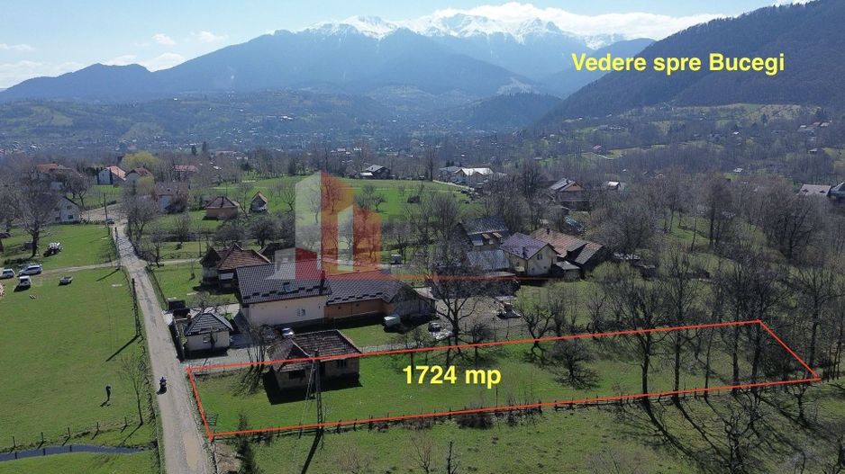 Teren  1.742 mp Bran Predeluț  | utilități | 21 m front stradal - Poză 1