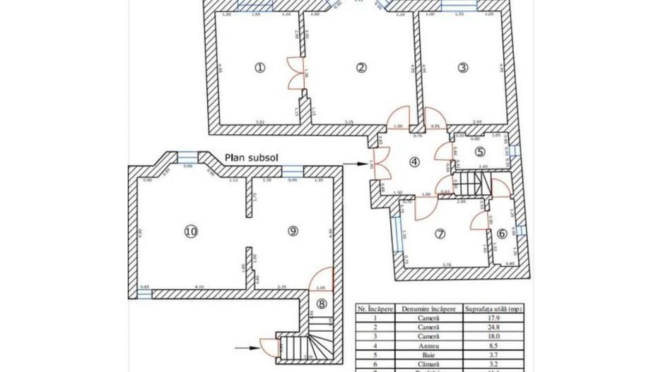 Piața de Miercuri, casă singură în curte, renovată 2025 - Poză 19