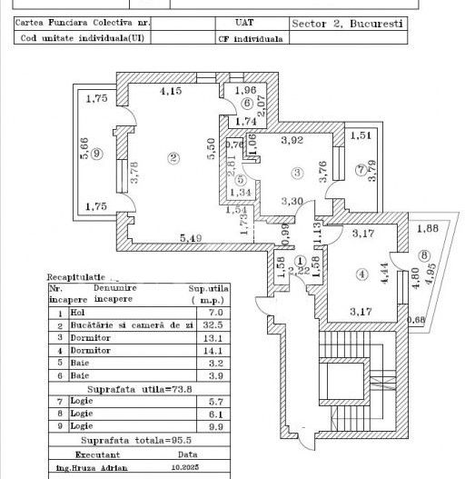 Apartament 3 camere Doamna Ghica | 97mp | Imobil 2025 - Poză 7