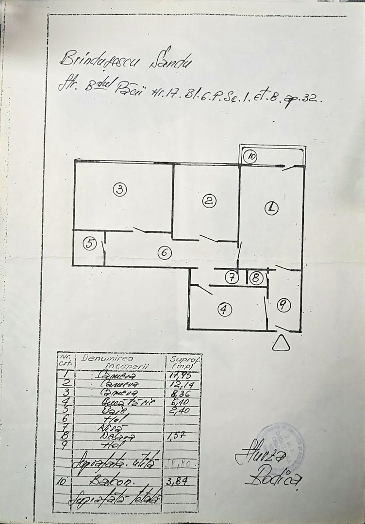 APARTAMENT 3 CAMERE SPATIOS ZONA GORJULUI - Poză 4