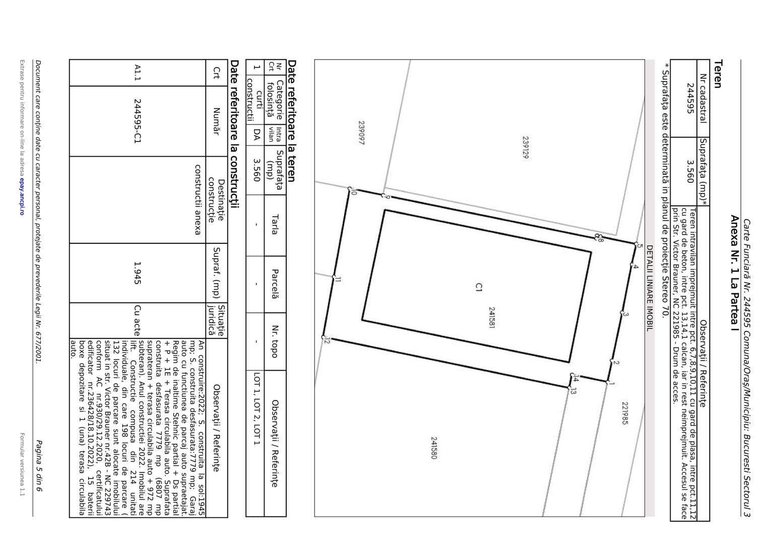 Teren intravilan constructii I parking peste 190 locuri– zona Palady - Poză 6