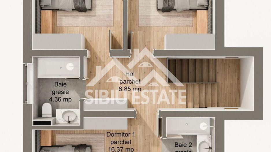 Casa individuala noua 4 camere, 3 bai - Poză 10