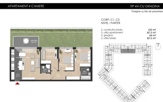 APARTAMENT 4 CAMERE | PROIECT NOU | PISCINA IN COMPLEX - Poză 21