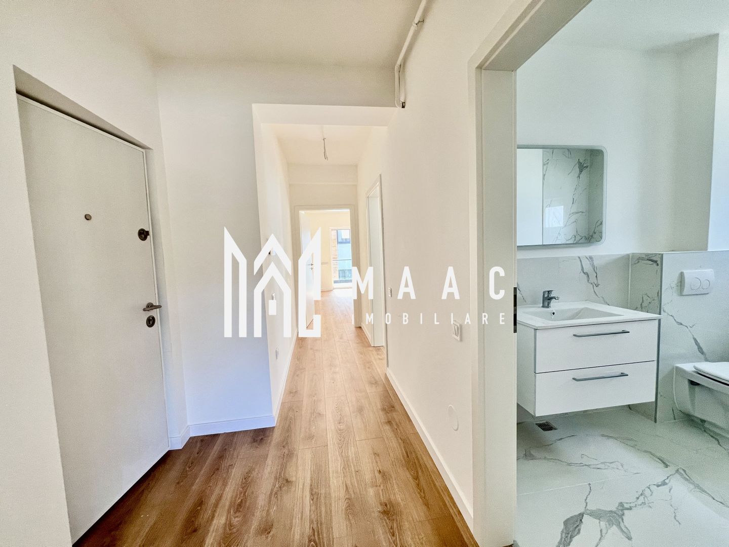 Apartament 2 camere finisat la cheie I 54 mp I Balcon I Parcare - Poză 7