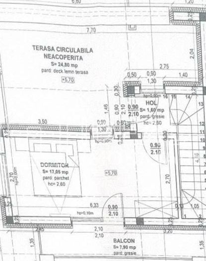 Duplex Modern cu 4 camere si gradina, în Gușterita - Schiță 7