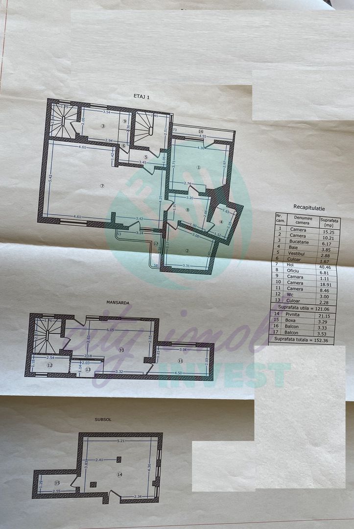 Apartament 3 camere plus garsoniera - Poză 3