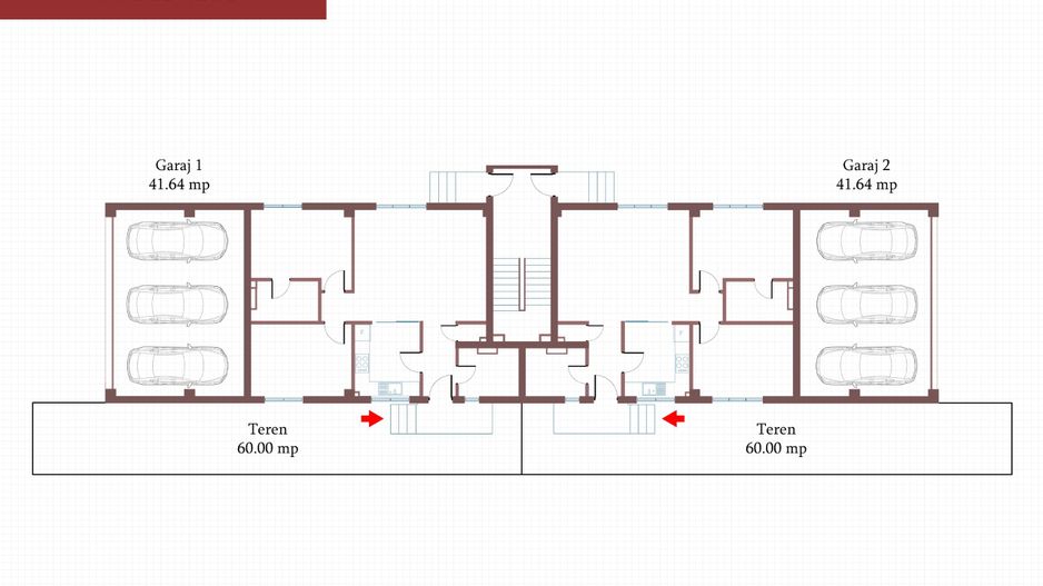 4 camere cu TERASA de 22 mp, 3 bai, etaj 2/3, FINISAT MODERN,  COMISION 0% - Schiță 8