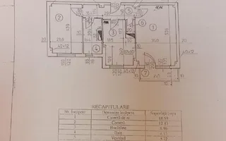 Apartament 2 camere | 4 minute Metrou Tineretului - Schiță 11