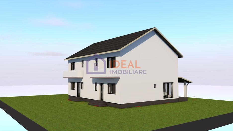 Duplex cu 4 camere si 250 mp de curte, in Selimbar - Poză 9