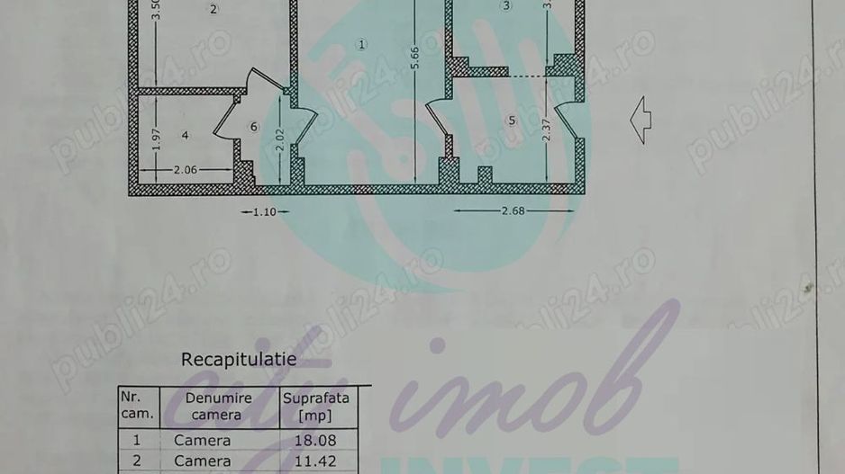 2 Camere Mobilat și Utilat 13 Septembire- Sebastian Posibilitate centrală - Poză 3
