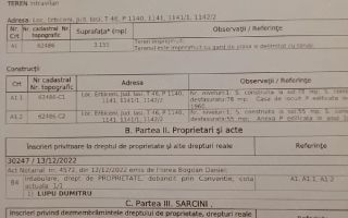 Teren intravilan intabulat cu casă bătrânească, Erbiceni, Iași - Poză 4