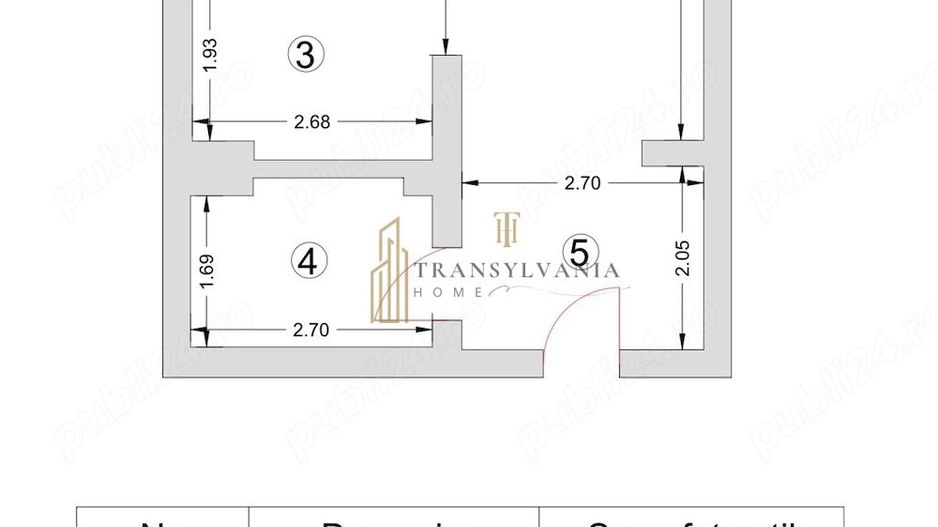 Apartament cu 2 camere, etaj 3, 43 mp, Zona Stefan Cel Mare - Poză 5