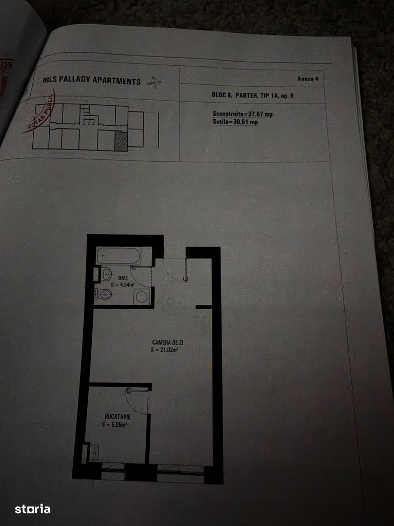 Garsonieră de vânzare- Hils Pallady - Poză 9