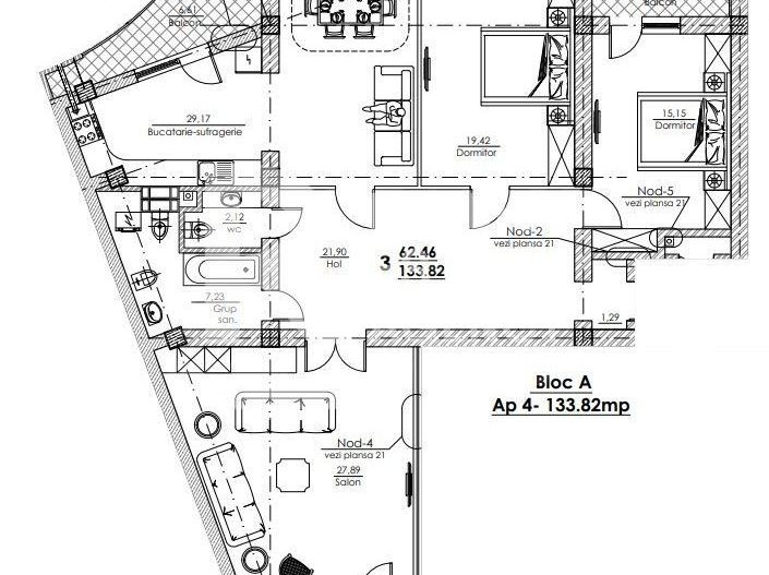 Vânzare, apartament, 3 camere, EcoStroy, strada Strîi, Bălți - Poză 6