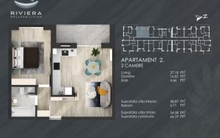 InvestZone vinde apartament 2 camere in complexul Riviera Oradea - Poză 1