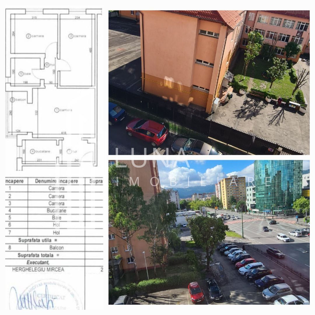 Apartament 3 camere, complet mobilat și utilat – Zona ITC, Brașov - Poză 19