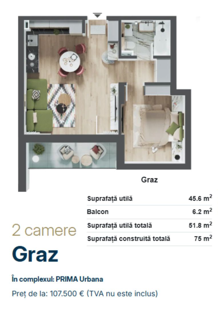 Apartamente de vanzare 2,3,4 camere Prima Urbana, Oradea - Poză 3