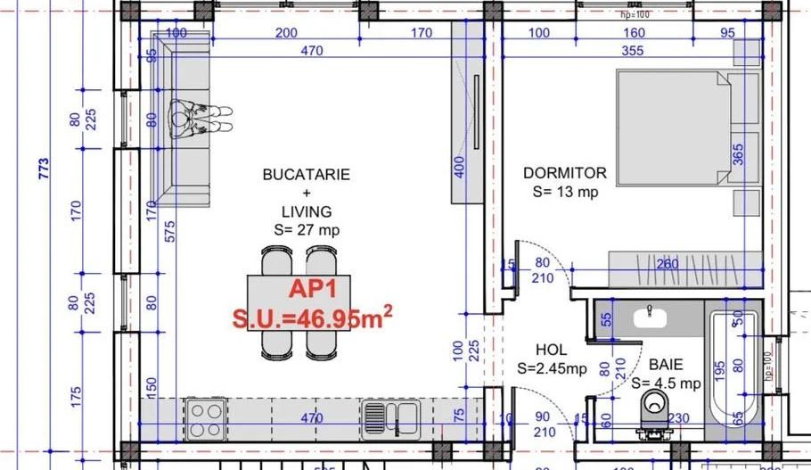 COMISION 0 | Apartamente 2 camere| Etaj 1| Kaufland | Moșnița Nouă - Poză 7