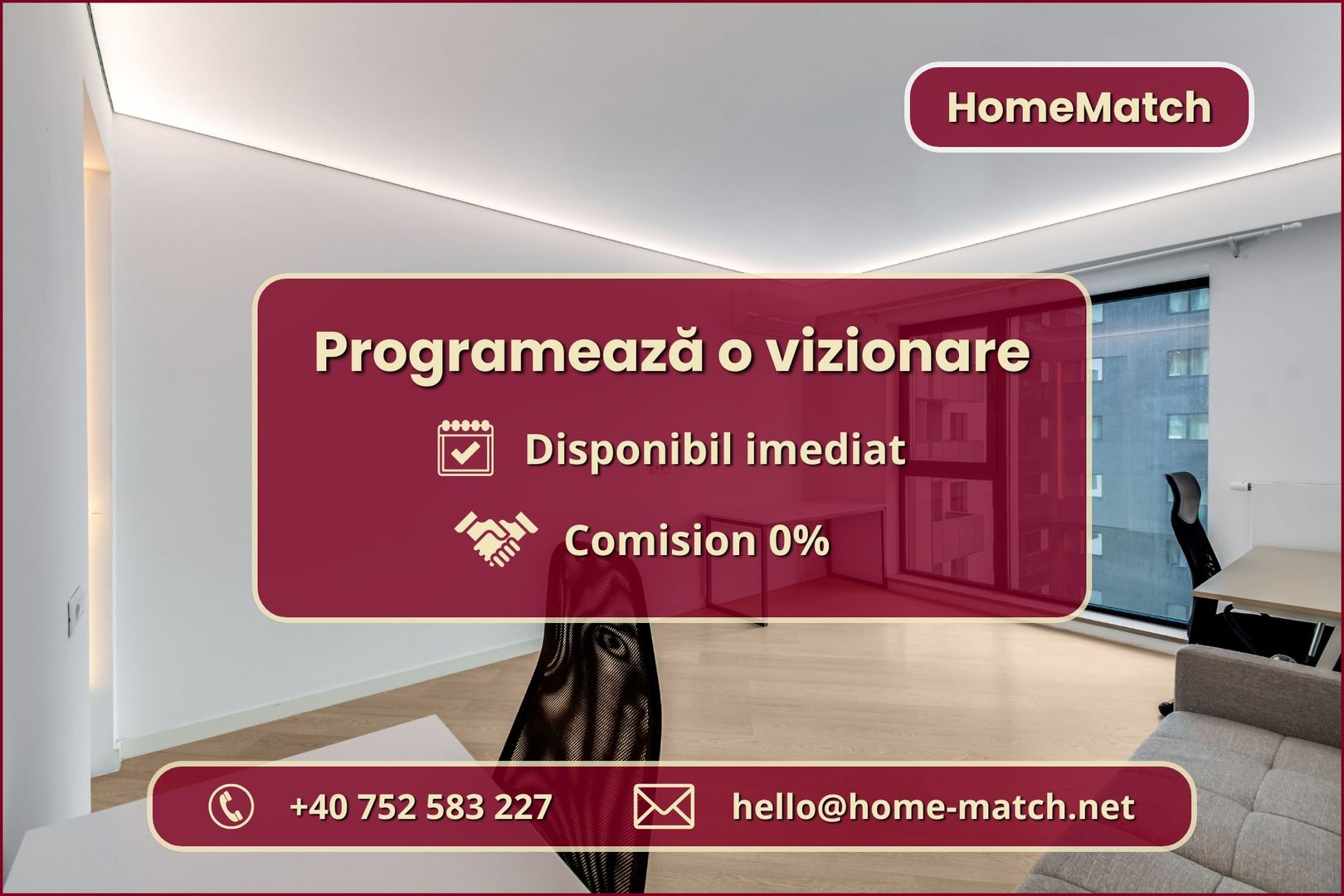 Cortina North || Studio || Finisaje de lux || Birou || Comision 0% - Poză 13