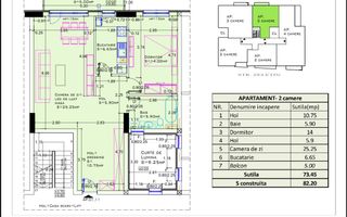 Apartament spatios 2 camere  I Aviatiei - Poză 2