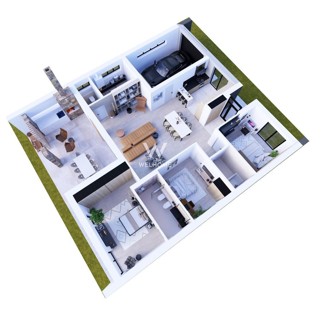 Casa moderna pe un singur nivel in Sura Mica - Poză 6