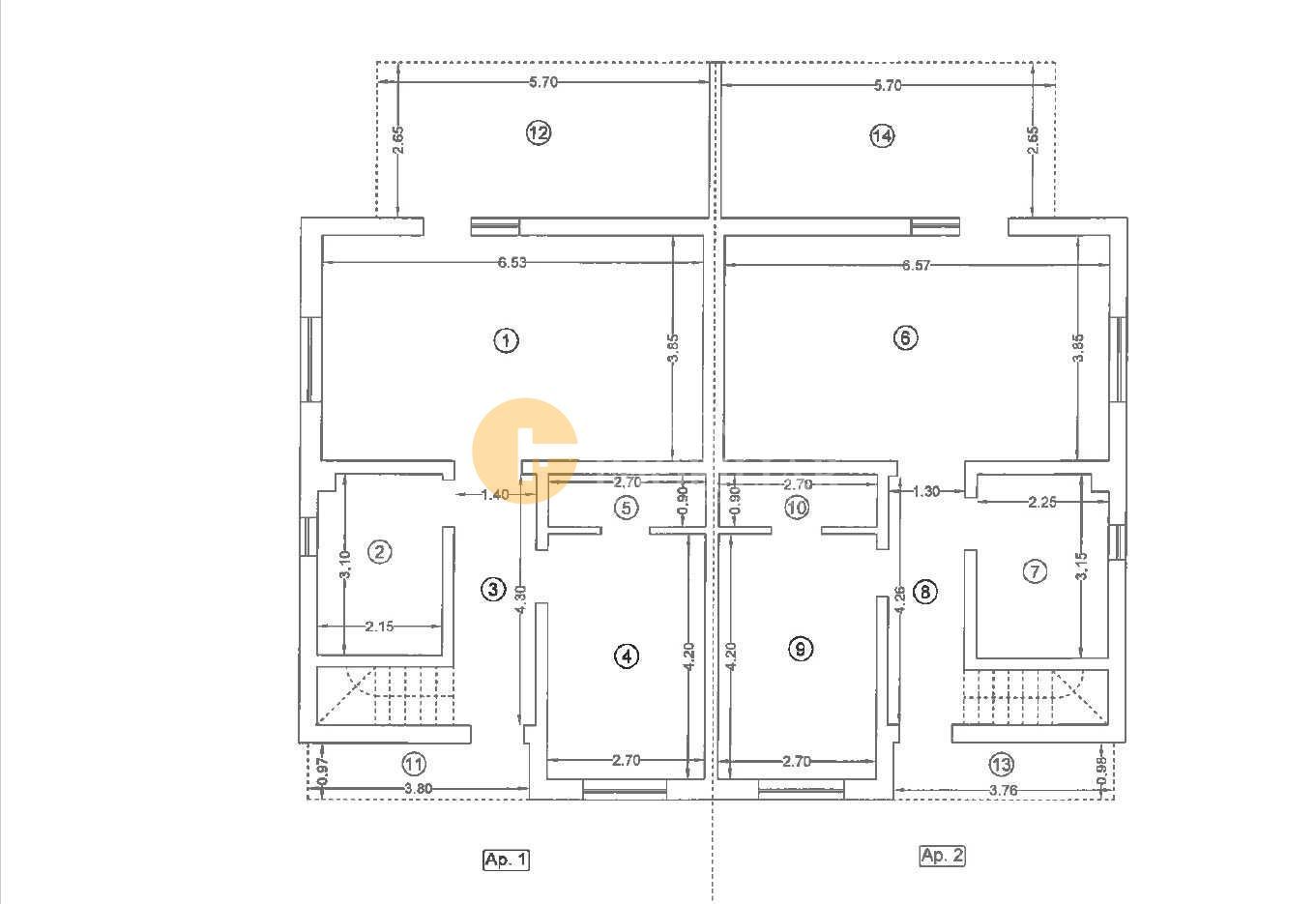 Duplex Miroslava strada Stadionului - Poză 7