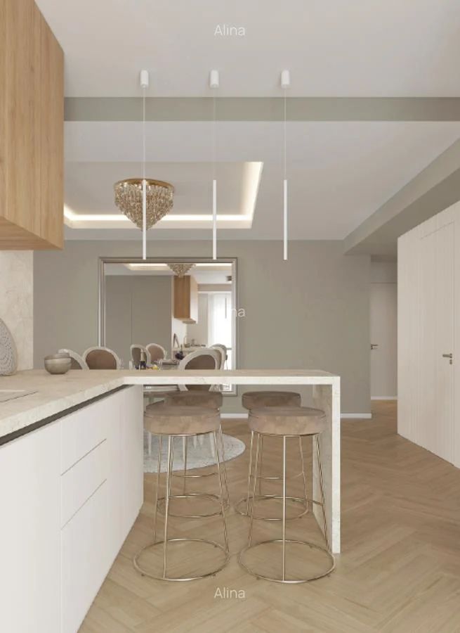 Apartament 3 camere Herastrau parcare prima inchiriere - Poză 6